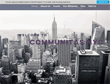 Tablet Screenshot of communitasnyc.org